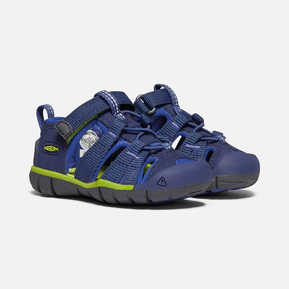 Sandales Keen Enfant Bleu/Vert | Seacamp Ii Cnx | RHKGN-4970